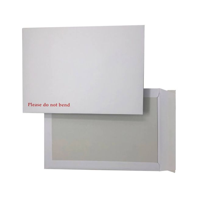 5 Star Boardback Pocket Envelope 120g Peel and Seal C4 White (Pack of 125) image 1