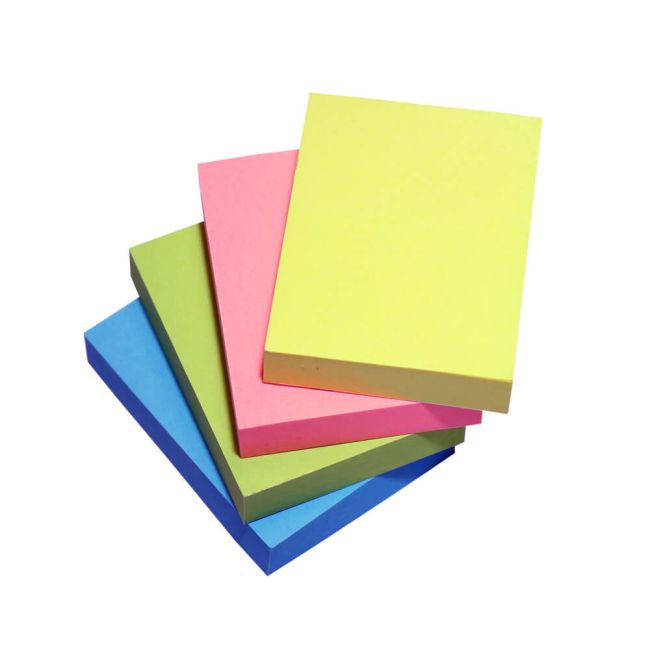 5 Star Sticky Notes Repositionable Neon Ast (Pack of 12) 943351 image 1