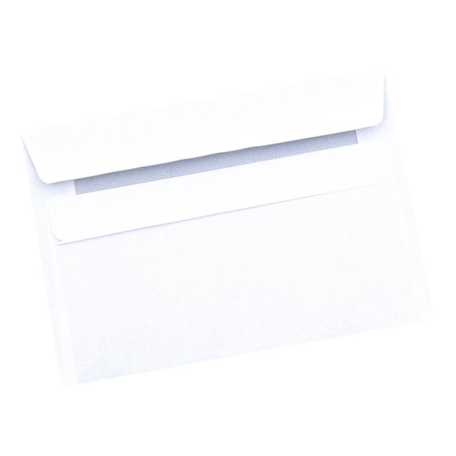 5 Star Office Envelopes Recycled Wallet Self Seal Lightweight C6 114x162mm White (Pack of 1000) image 2