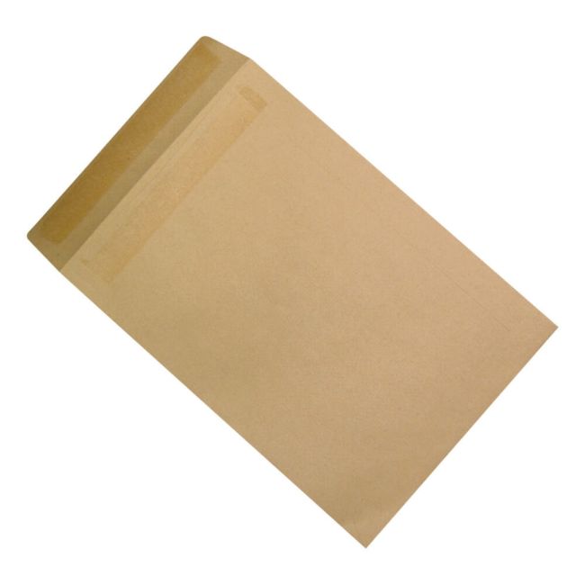 5 Star Office Envelopes Pocket Self Seal 115gsm C4 324x229mm Manilla (Pack of 250) image 1
