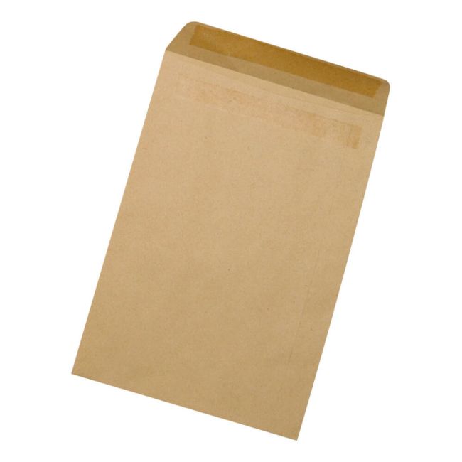 5 Star Office Envelopes Pocket Self Seal 90gsm C5 229x162mm Manilla (Pack of 500) image 1