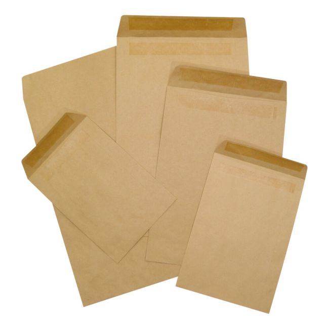 5 Star Office Envelopes Pocket Self Seal 90gsm C5 229x162mm Manilla (Pack of 500) image 2