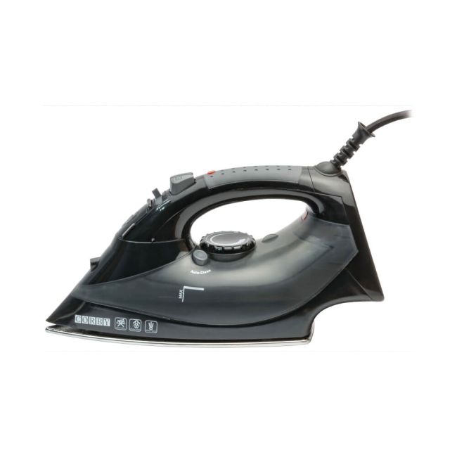 Sherwood 2000W Steam Iron with Fitted Plug Black 6108 image 1