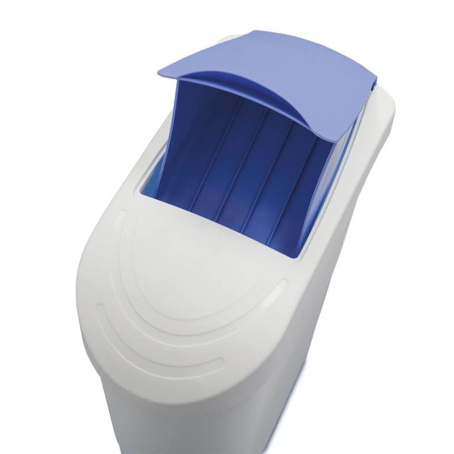 Sanitary Bin Pedal Operated 20 Litre White/Blue WR-FQ-1003 image 3