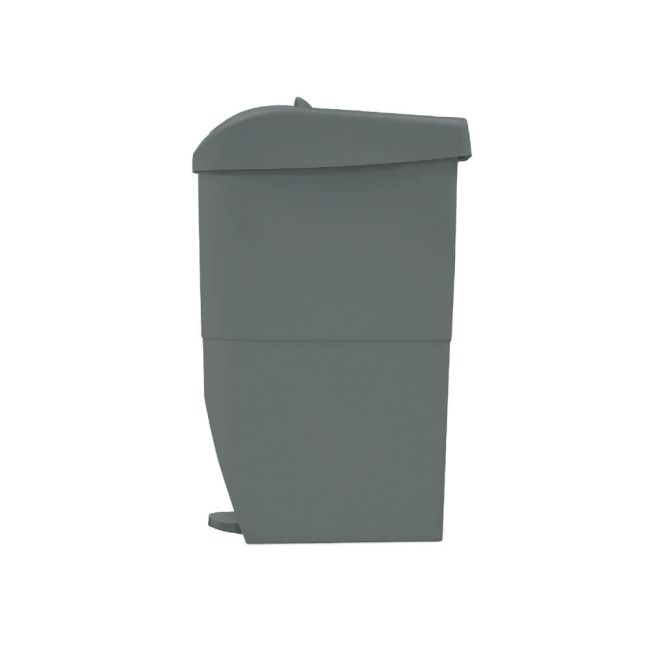 Sanitary Bin Pedal Operated 20 Litre Grey WR-FQ-1003 GREY image 2