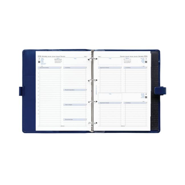 Filofax Refill Day Per Page 5 Language Appointment A4 2026 26-68719 image 1