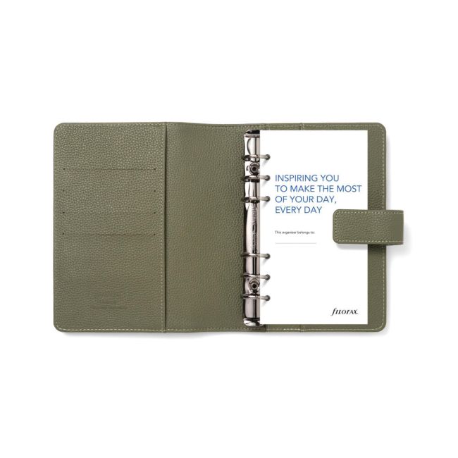 Filofax Camden Personal Organiser Olive 26-022407 image 2