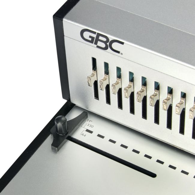 GBC CB30 Pro Manual Comb Binding Machine Silver 4410044 image 3