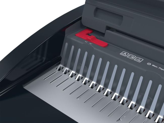 GBC CB20 Manual Comb Binding Machine Black/Red 4410062 image 6
