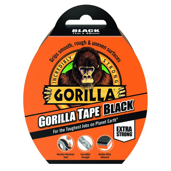 Gorilla Tape 48mmx11m Black 3044001 image