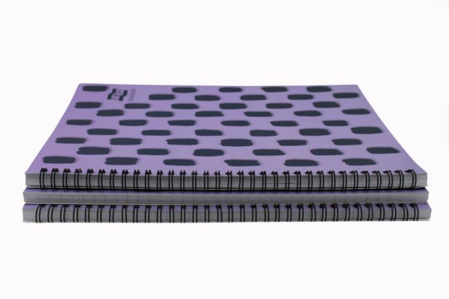 Europa Splash Notebooks 160 Lined Pages A4+ Purple Cover (Pack of 3) EU1502Z image 7