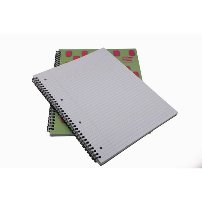 Europa Splash Notebooks 160 Lined Pages A4+ Pink Cover (Pack of 3) EU1503Z image 3