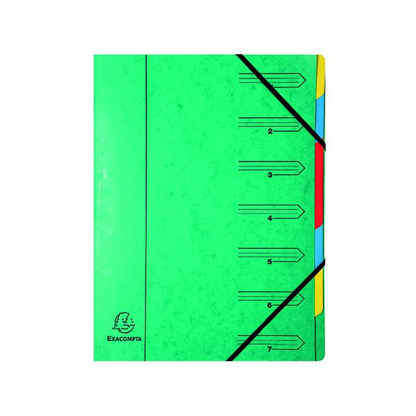 Europa 7 Part Organiser Green 54073E image