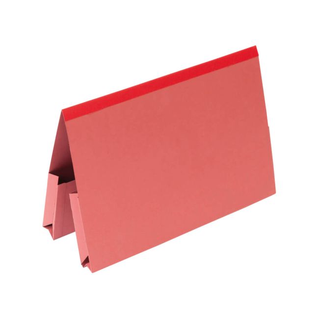 Exacompta Guildhall Double Pocket Wallet 315gsm Red A4/Foolscap (Pack of 25) 218-REDZ image 3