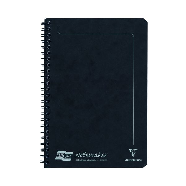 Europa A5 Sidebound Notemaker Black image