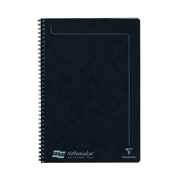 Europa A4 Sidebound Notemaker Black image