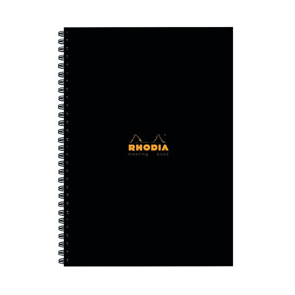 Rhodia Meeting Book A4Plus Wb Hb Blk image