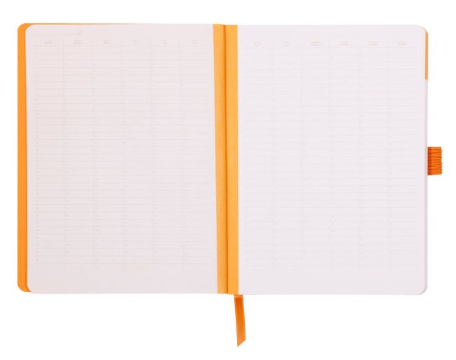 Clairefontaine Rhodiarama Italian Leatherette Meeting Book A5+ Silver 117781C image 4