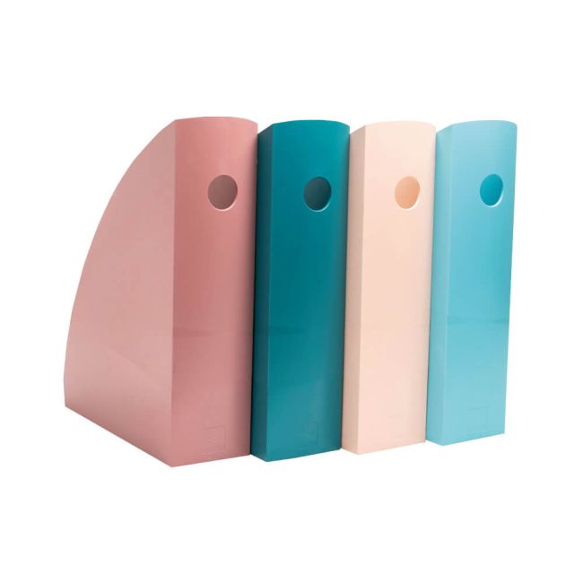 Exacompta Skandi Mag-Cube Magazine File Assorted (Pack of 4) 182606SETD image 2