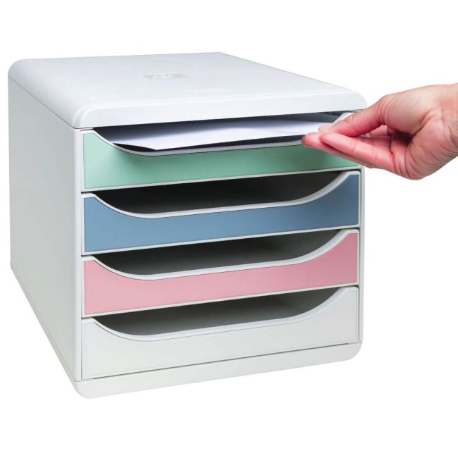 Exacompta Autentik Big Box Drawer Set Assorted 310303D image 3