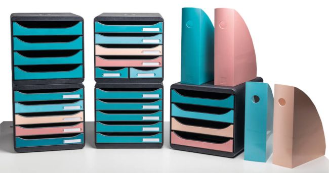 Exacompta Skandi Big Box Recycled 4 Drawer Set Assorted 310606D image 7