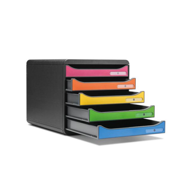 Exacompta Iderama Big Box Plus 5 Drawer Set Harlequin 309798D image 2