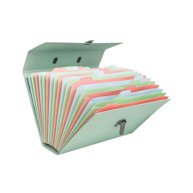 Exacompta Autentik Expanding Multipart Filing Box A4 Assorted 56339E image 6