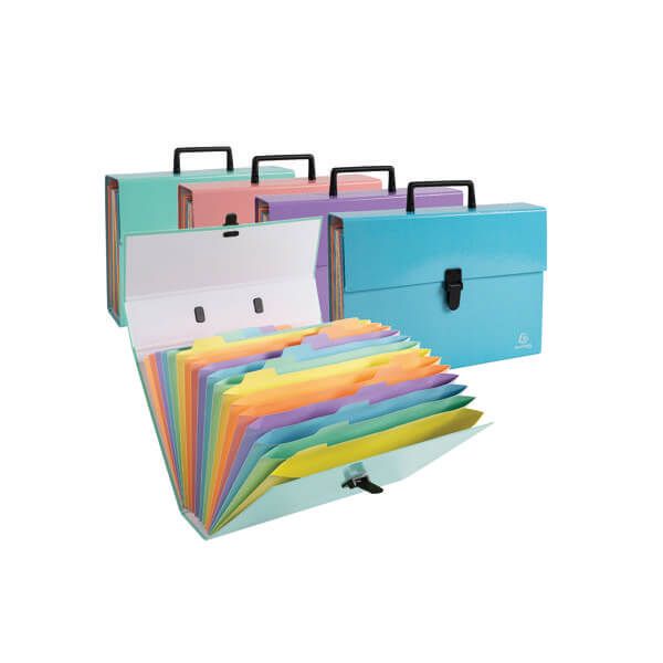 Exacompta Aquarel Expg Case 18Pt Ast image