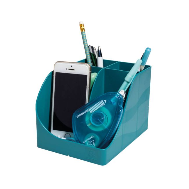 Exacompta Skandi Recycled Plastic PenWave Pen Pot Pacific Blue 69534D image 4