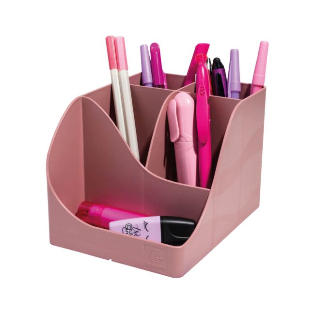 Exacompta Skandi Recycled Plastic PenWave Pen Pot Old Rose 69538D image 5