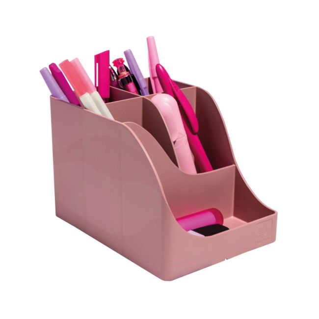 Exacompta Skandi Recycled Plastic PenWave Pen Pot Old Rose 69538D image 6