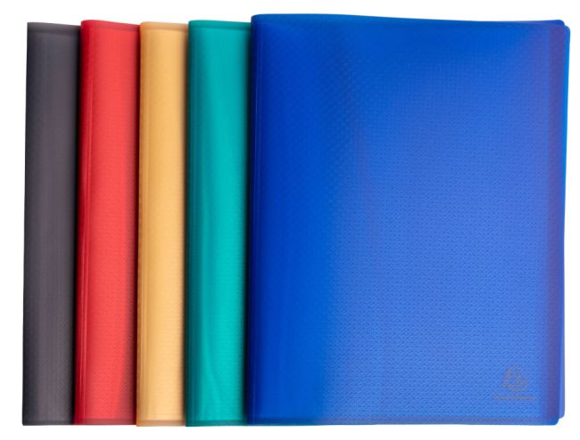 Exacompta OPAK Recycled Display Book 30 Pockets A4 Assorted (Pack of 5) 78530E image 2