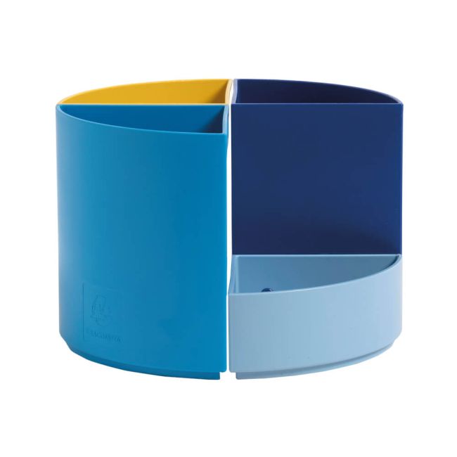 Exacompta Bee Blue The Quarter Desk Tidy Recycled Assorted 68202D EA image 1
