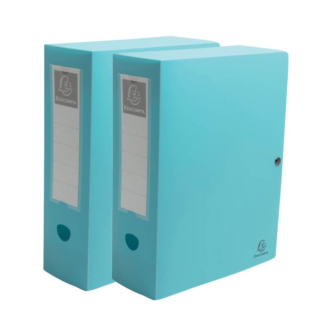 Exacompta Skandi Recycled Filing Box 100mm Spine A4 Assorted (Pack of 5) 89470E image 4