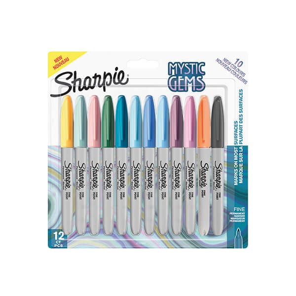 Sharpie Permanent Marker Mystic Gems Pack of 12 2157681