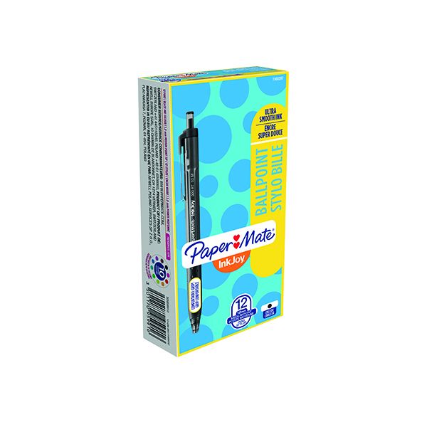PaperMate InkJoy 300 Blk Rtract Pk12 image