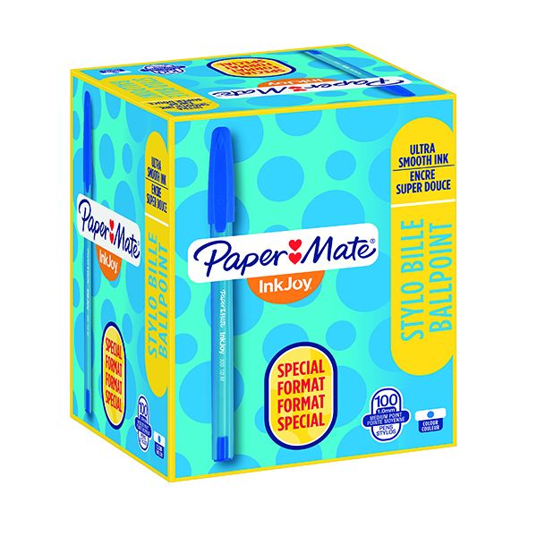 PaperMate InkJoy 100 Med Blue Pk100 image