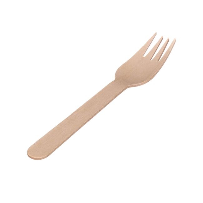 Go-Pak Wooden Fork (Pack of 1000) G01002 image 1