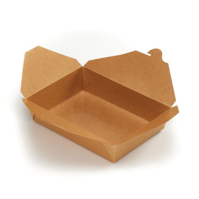 Go-Pak Deli Box 2 Fold Top Large Kraft (Pack of 280) D40703 image 3