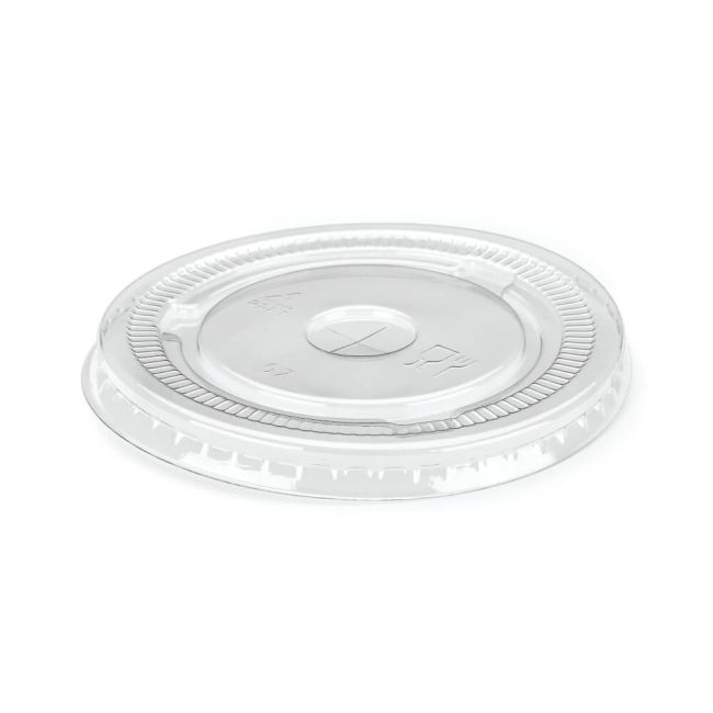 Go-Pak Straw Slot Cold Cup Lid RPET 12 to 22oz Clear (Pack of 1000) R11003 image 1