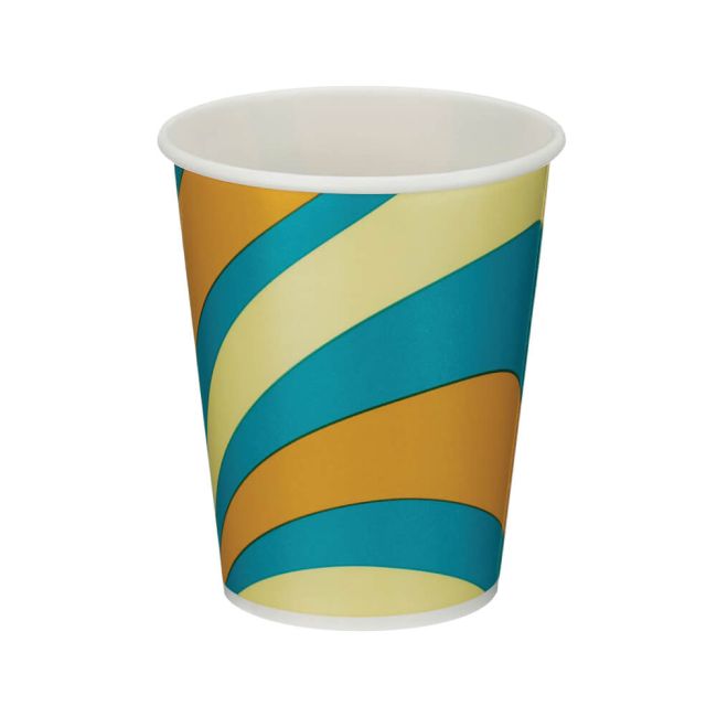 Go-Pak Single Wall Cold Paper Cup PE Lined 9oz Assorted (Pack of 1000) D01102 image 2