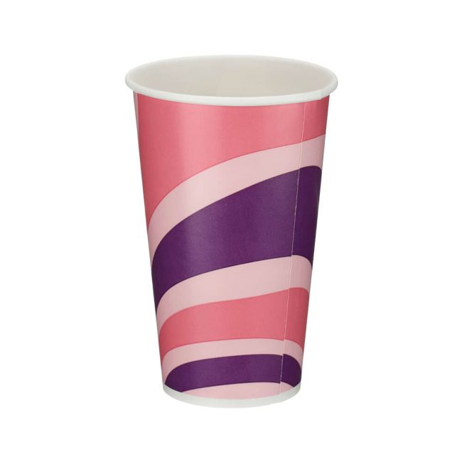 Go-Pak Single Wall Cold Paper Cup PE Lined 16oz Assorted (Pack of 1000) D01104 image 2
