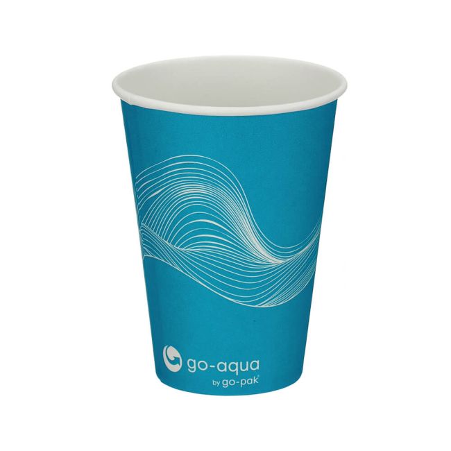 Go-Pak Single Wall Paper Water Cup PE Lined 7oz Blue (Pack of 1000) D01107 image 1