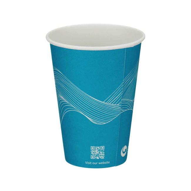 Go-Pak Single Wall Paper Water Cup PE Lined 7oz Blue (Pack of 1000) D01107 image 3