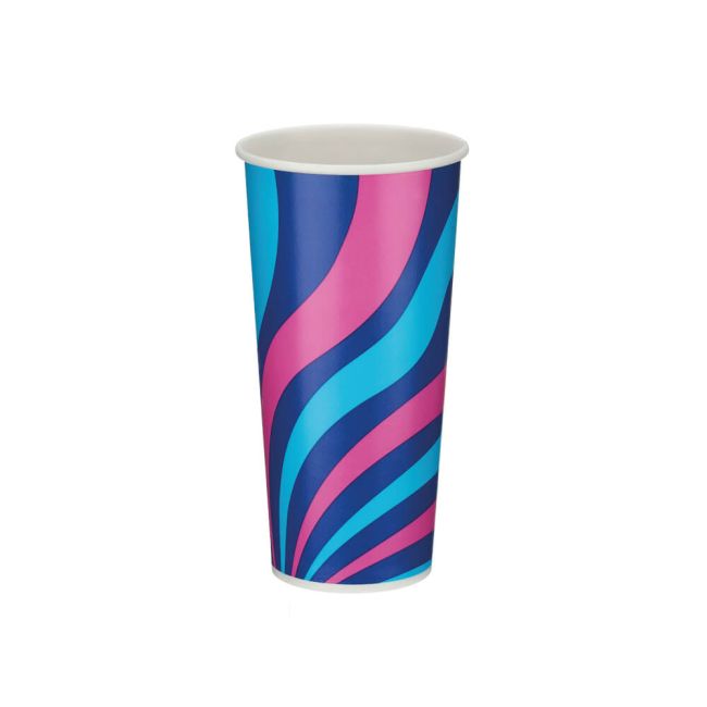 Go-Pak Single Wall Cold Cup 22oz PE 20x50 Cups (Pack of 1000) D01106EU image 1