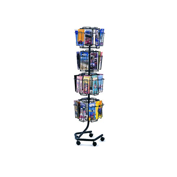 Safco 32X1/3 Pckt Rotating Flr Disp image