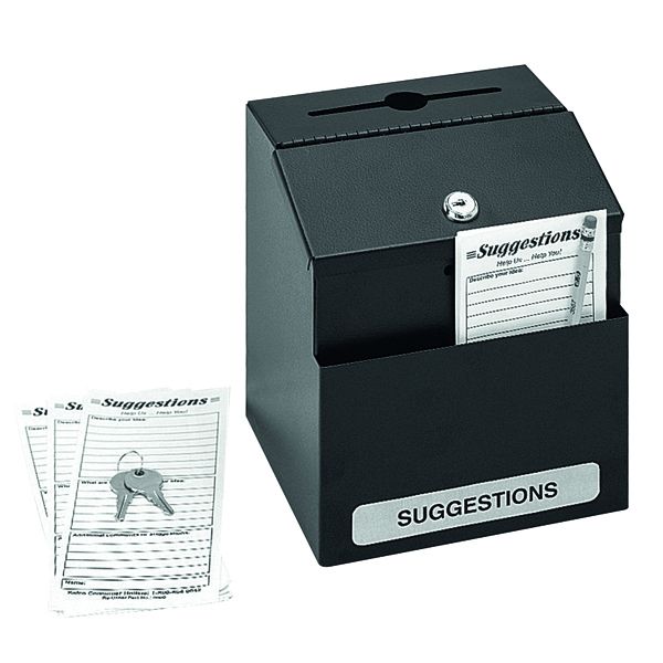 Safco Locking Steel Suggestion Box image