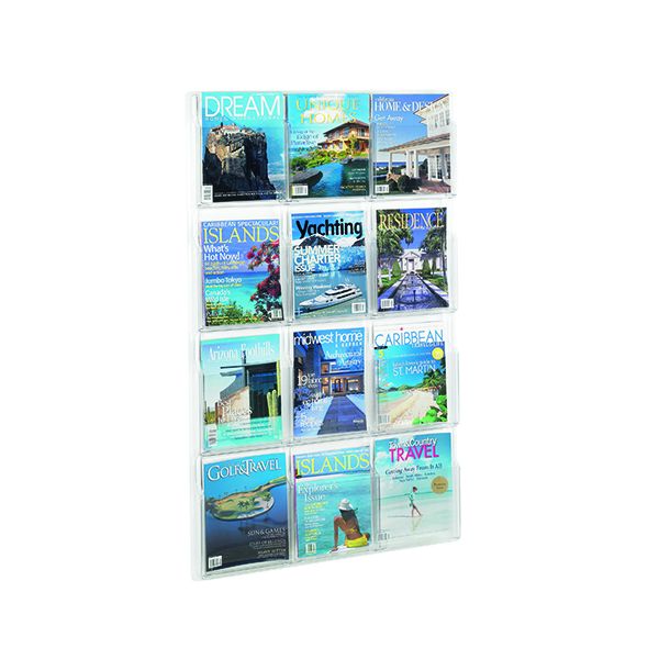 Safco Reveal 12Xa4 Pkt Clear Display image