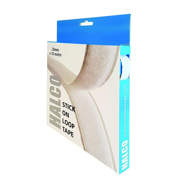 Halco Stick Loop Roll 20Mmx10M Wht image
