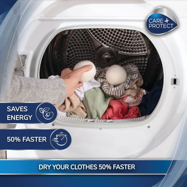 Care + Protect Woolen Scented Dryer Balls (Pack of 2) 35602866 image 3